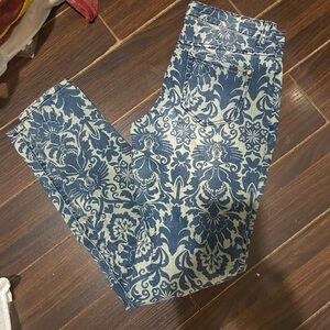 Sacred Virtue Jegging Juniors Size 7 Regular All Over Pattern PANTS